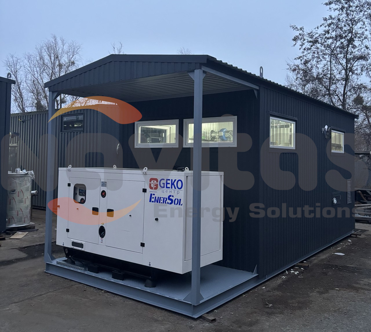 Твердопаливна модульна котельня КУМ-Вт0.24